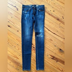 AG The Farrah high waisted skinny jean 27
